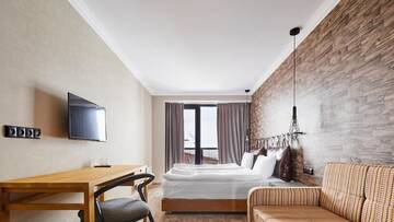 Фото номера Двухместный номер с 2 отдельными кроватями Отель Gudauri Hotel Loft г. Гудаури 5