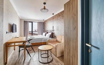 Фото номера Двухместный номер с 2 отдельными кроватями Отель Gudauri Hotel Loft г. Гудаури 9