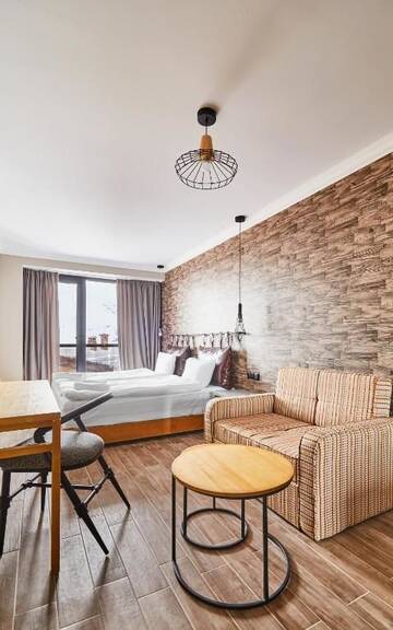 Фото номера Двухместный номер с 2 отдельными кроватями Отель Gudauri Hotel Loft г. Гудаури 10