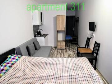 Фото номера Апартаменты с балконом Апарт-отели Gudauri Loft Apartment 311 г. Гудаури 8