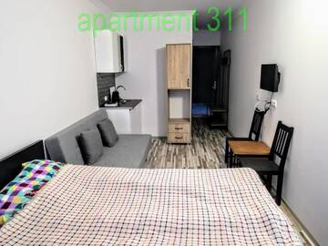 Фото номера Апартаменты с балконом Апарт-отели Gudauri Loft Apartment 311 г. Гудаури 72