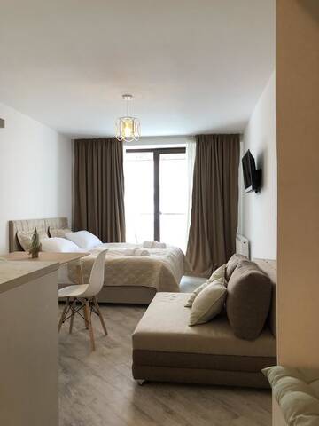 Фото номера Апартаменты с видом на горы Апарт-отели New Gudauri Redco Apartment г. Гудаури 8
