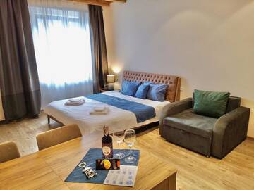 Фото номера Апартаменты с видом на горы Апарт-отели Gudauri Travel Apartments in Suites (New Gudauri) г. Гудаури 3