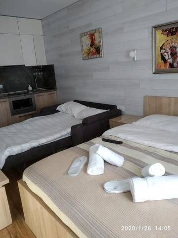 Фото номера Семейный номер с видом на горы Отель New Gudauri loft г. Гудаури 23