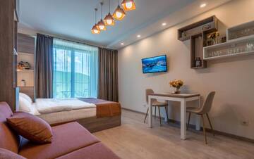 Фото номера Номер-студио с видом на горы Апарт-отели SkyTop Studios г. Гудаури 29