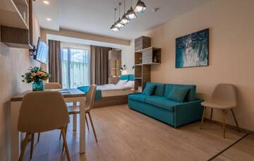 Фото номера Номер-студио с видом на горы Апарт-отели SkyTop Studios г. Гудаури 11