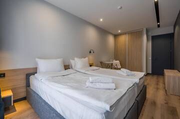 Фото номера Семейный люкс с балконом Апарт-отели Gudauri, Atrium Suites г. Гудаури 12