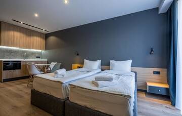 Фото номера Номер-студио с балконом Апарт-отели Gudauri, Atrium Suites г. Гудаури 7
